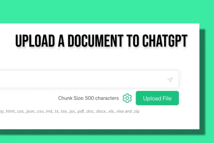 Upload Documents to ChatGPT