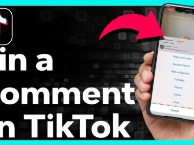 Pin Comments on TikTok